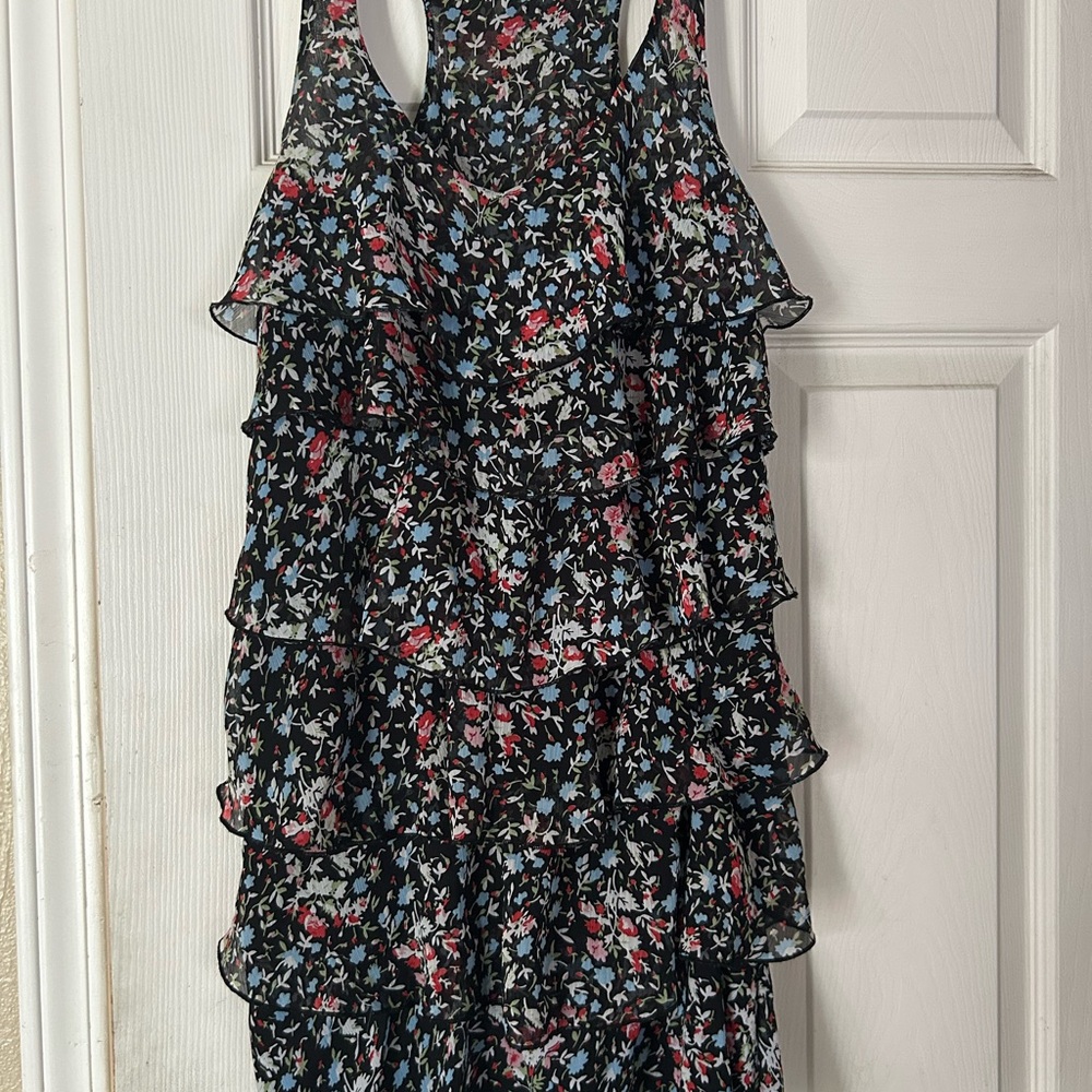 Xhilaration Black Sleeveless Halter Sundress